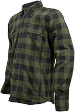Load image into Gallery viewer, Speed and Strength True Grit Armored Motoshirt Olive/Black - 3XL - Side View