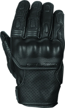 Load image into Gallery viewer, Speed and Strength Twist of Fate Leather Gloves Black - Small - Main Product View