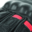 Load image into Gallery viewer, Speed and Strength Twist of Fate Leather Gloves Black/Red - Small - Side View