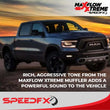 Load image into Gallery viewer, SpeedFx 4 Inch Diameter Black Powder Coated 304 Stainless Steel Tips 50200 - Additional View 6