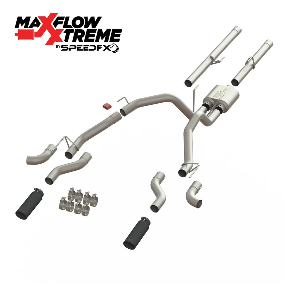 SpeedFx 4 Inch Diameter Black Powder Coated 304 Stainless Steel Tips 50200 - Additional View 7