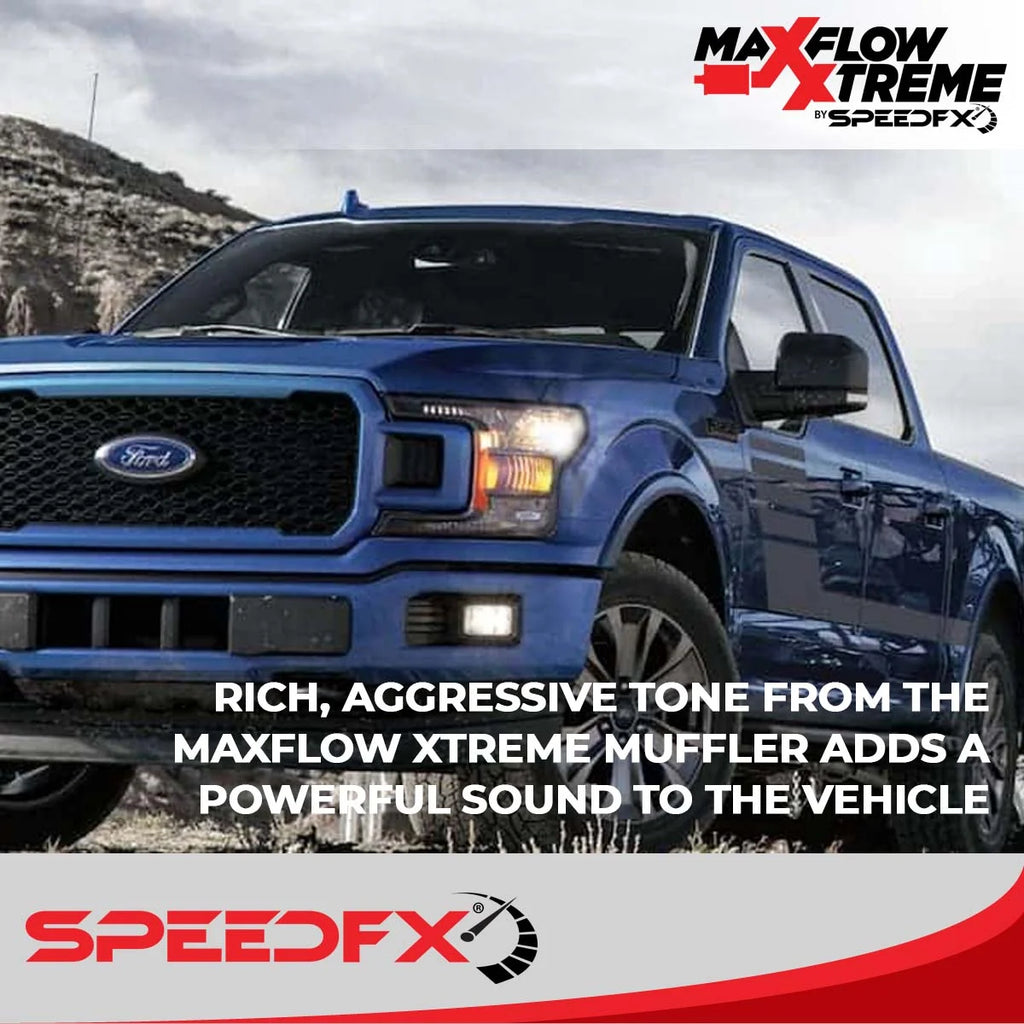 SpeedFx 4 Inch Diameter Black Powder Coated 304 Stainless Steel Tips 50301 - Installation View