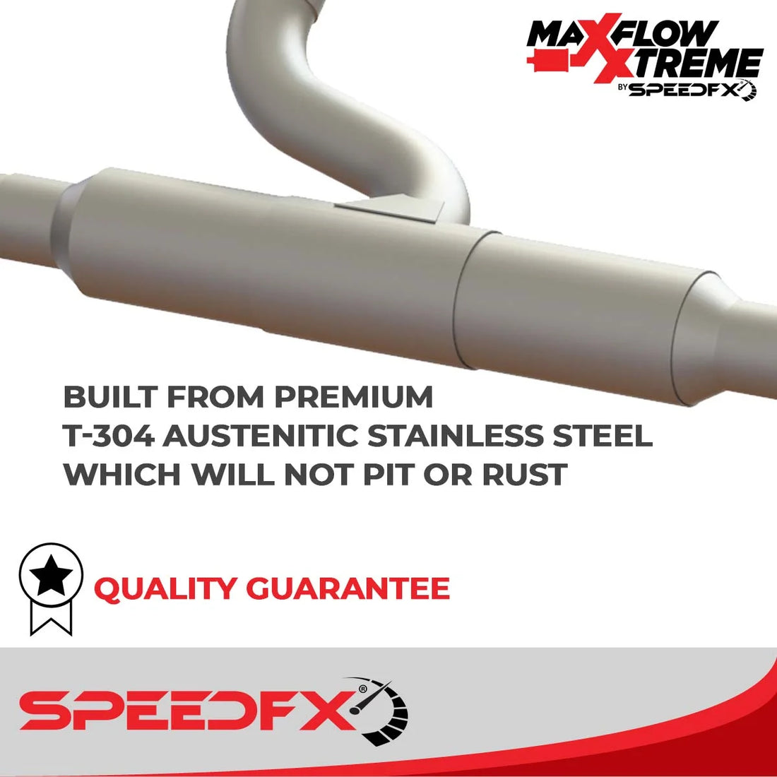 SpeedFx 4 Inch Diameter Black Powder Coated 304 Stainless Steel Tips 50600 - Additional View 7