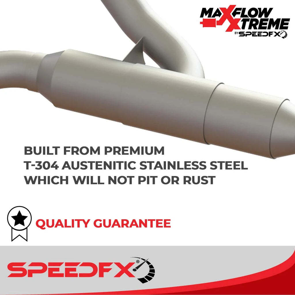 SpeedFx 4 Inch Diameter Black Powder Coated 304 Stainless Steel Tips 50601 - Additional View 7