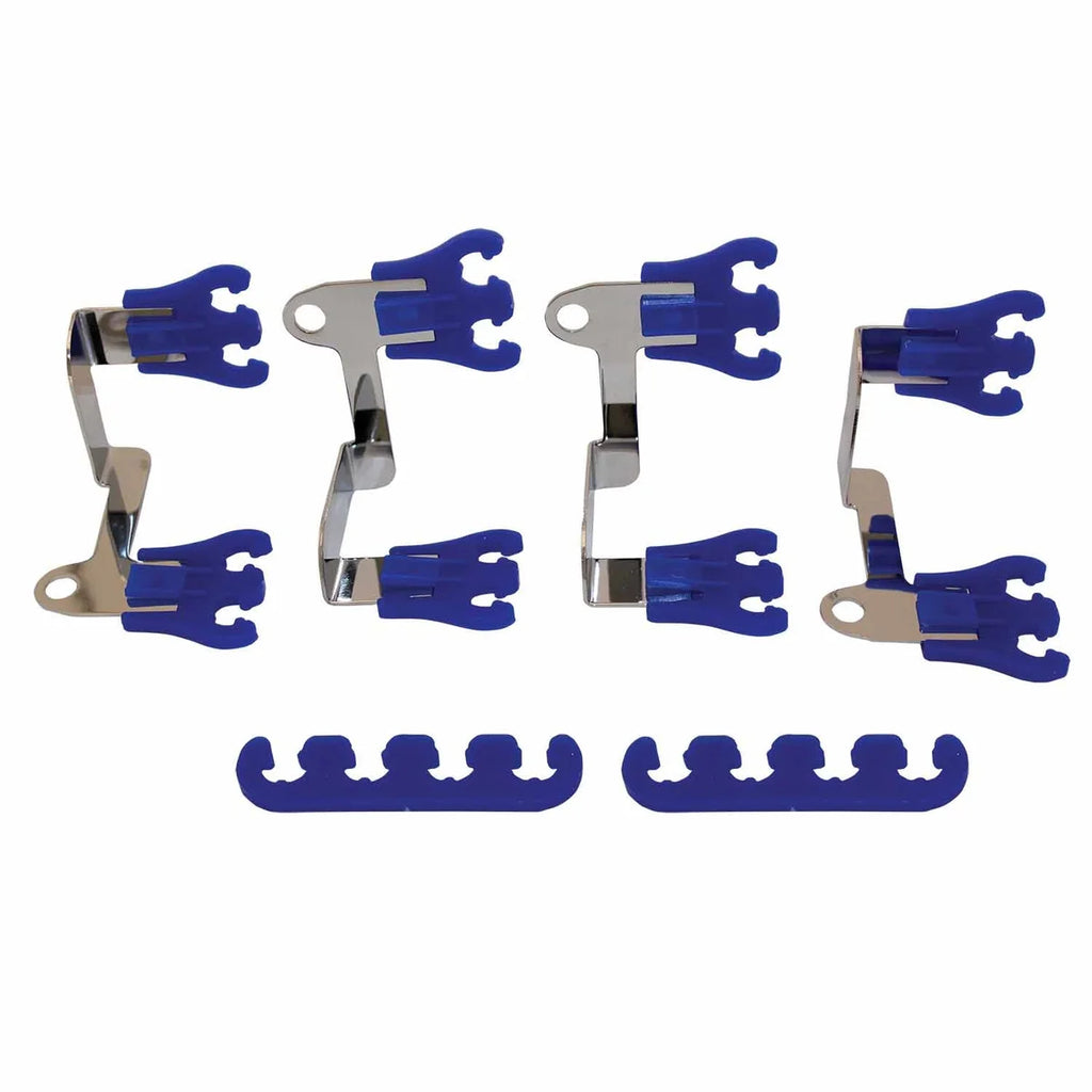SpeedFx 7-9 MM Spark Plug Wire 2 Right And 2 Left Side Brackets With 2-Hole Looms/ Two 4 7250 - Main Product View