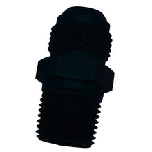 Load image into Gallery viewer, SpeedFx Straight; -10AN x 1/2 NPTF; Black; Anodized Aluminum; Single 561086BK - Fitment View