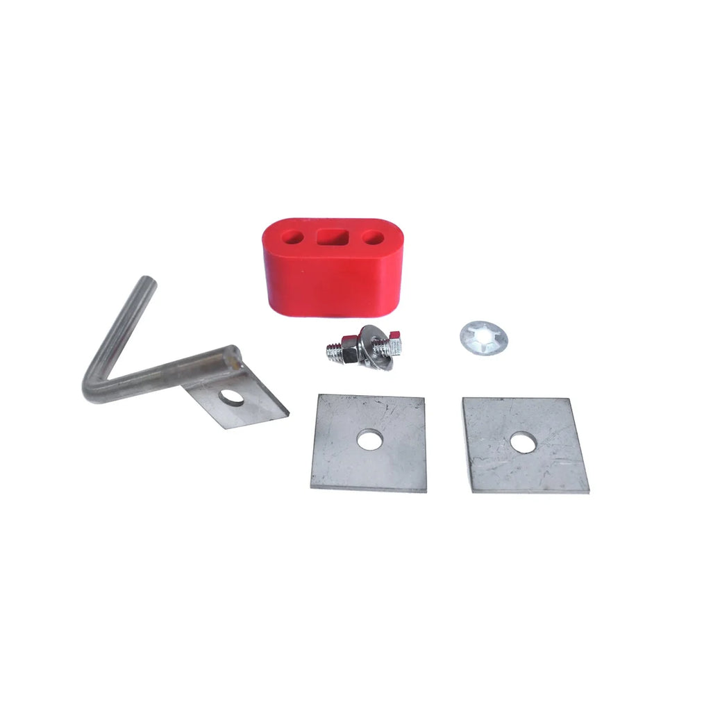 SpeedFx With Left Frame Hanger/ Two Backing Plates/ 3/8 Inch x 1-1/4 Inch Bolt ESK003 - Kit Contents
