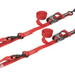 Load image into Gallery viewer, SpeedStrap 1 1/2In x 10Ft Ratchet Tie-Down w/ Soft-Tie (2 Pack) - Red
