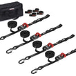 Load image into Gallery viewer, SpeedStrap 1In Heavy Duty Motorcycle/ATV Tie-Down Kit - Black