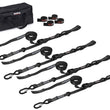 Load image into Gallery viewer, SpeedStrap 1In Motorcycle Tie-Down Kit - Black
