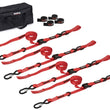 Load image into Gallery viewer, SpeedStrap 1In Motorcycle Tie-Down Kit - Red