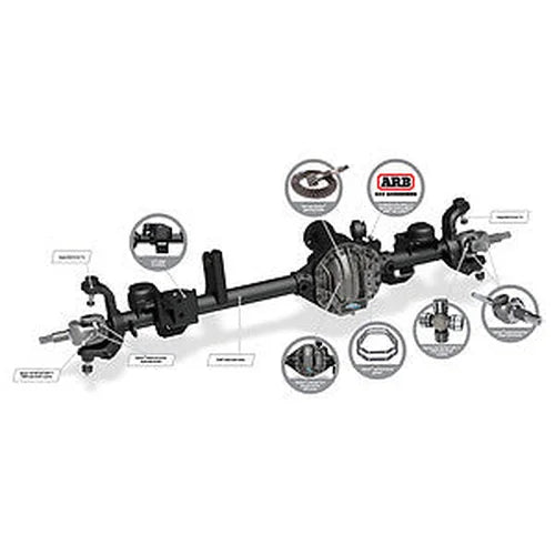 Spicer Ultimate Dana 44 Crate Axle - Front 4.88 ELD 10010521 fits 2007-2012, 2014-2018 Jeep Wrangler, Wrangler JK
