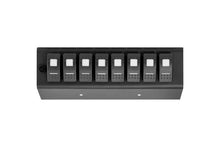Load image into Gallery viewer, Spod 07-08 Jeep Wrangler JK Add On Green LED 8-Switch Panel (for SourceSE)