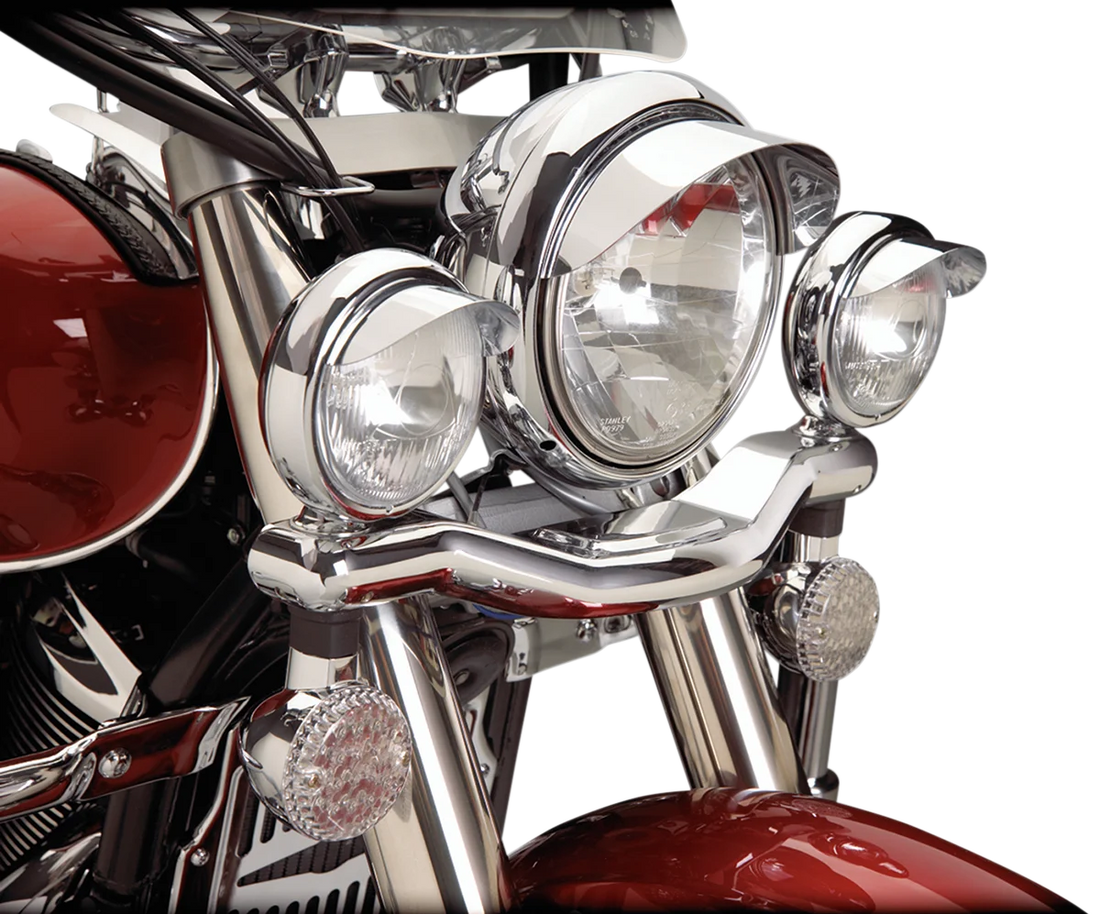 Spotlight Visors - Chrome Show Chrome - Side View