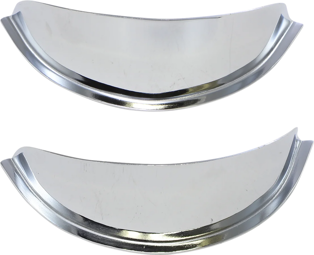 Spotlight Visors - Chrome Show Chrome - Back View