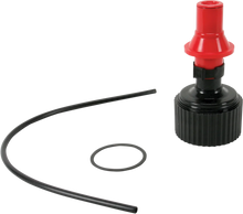 Load image into Gallery viewer, Spout - Fuel Can - Replacement - Black/Red Tuff Jug - Side View