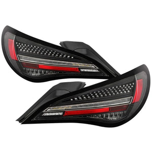 Spyder 14-19 Mercedes Benz CLA LED Tail Lights (ALT-YD-MBCLA14AP-GRSEQ-BK) - Main Product View