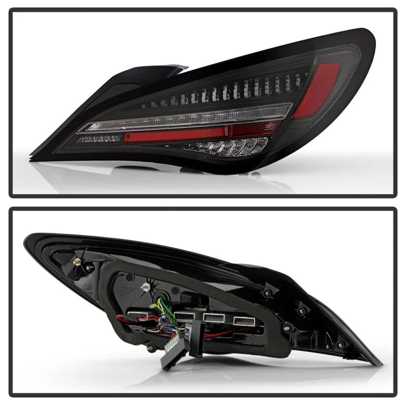 Spyder 14-19 Mercedes Benz CLA LED Tail Lights (ALT-YD-MBCLA14AP-GRSEQ-BK) - Additional View 7