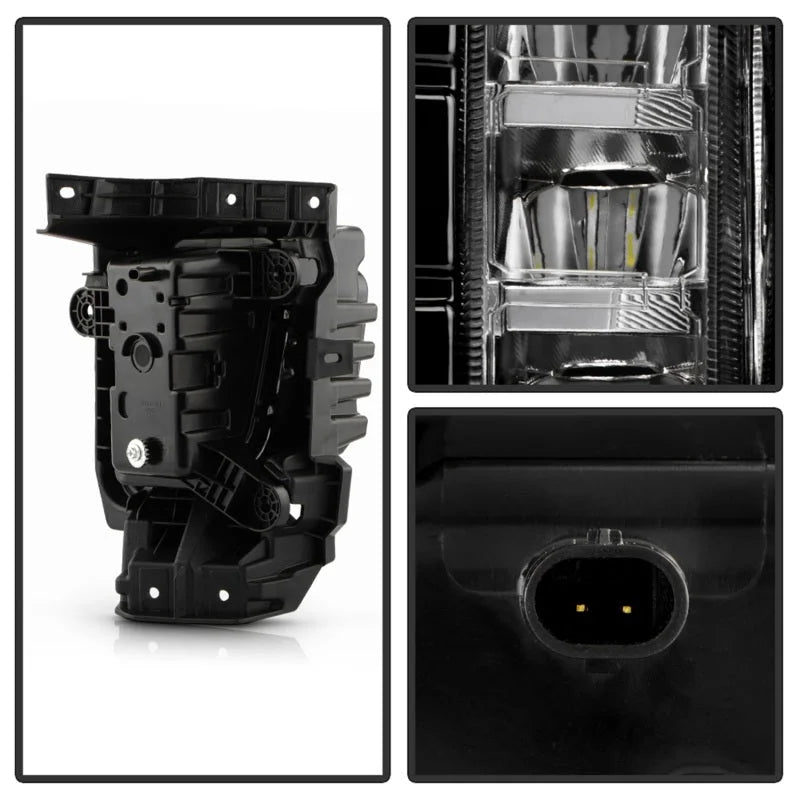Spyder 2024+ Chevy Silverado 2500HD/3500HD OEM Style Full LED Fog Light w/Universal Switch - Installation View