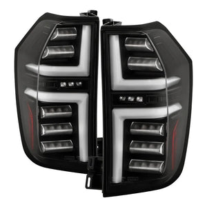 Spyder 21-23 Chevy Tahoe/Suburban (Halogen Only) LED Tail Lights - Blk (ALT-YD-CSUB21HAL-GR-BK) - Main Product View