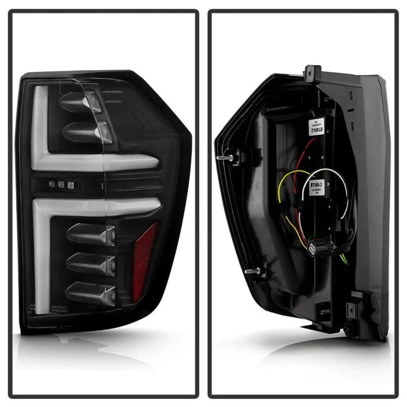 Spyder 21-23 Chevy Tahoe/Suburban (Halogen Only) LED Tail Lights - Blk (ALT-YD-CSUB21HAL-GR-BK) - Side View