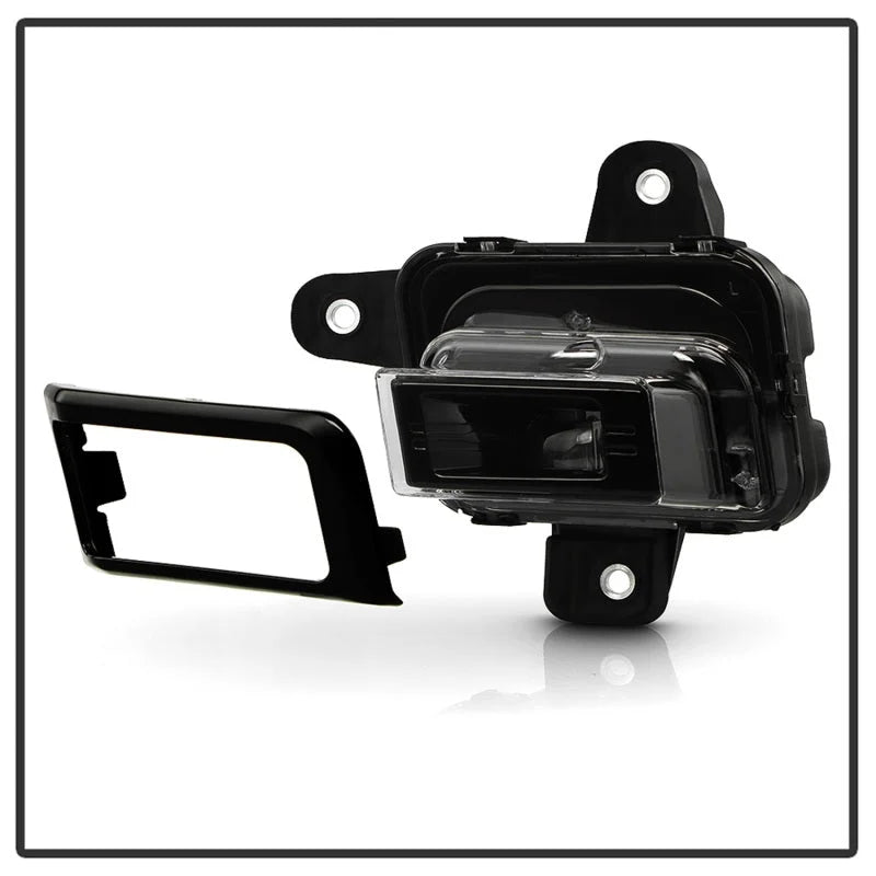Spyder 23-25 GMC Sierra 1500 OEM Style LED Fog Light w/ Switch - Clear (FL-GS2023-LED-C) - Back View