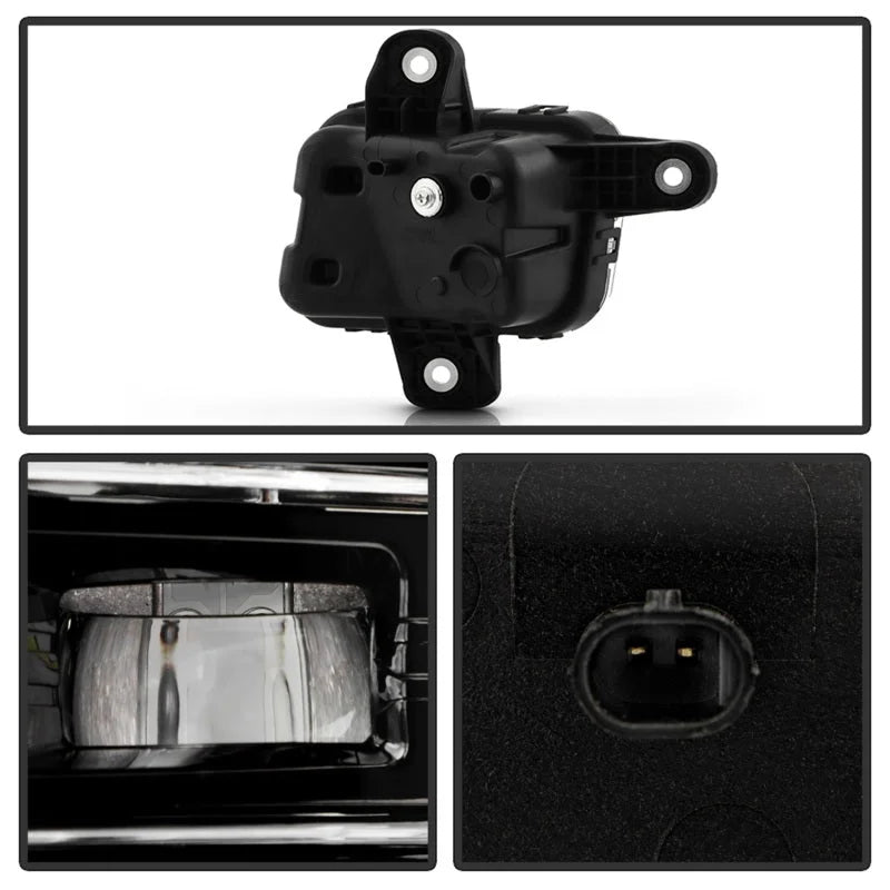 Spyder 23-25 GMC Sierra 1500 OEM Style LED Fog Light w/ Switch - Clear (FL-GS2023-LED-C) - Installation View