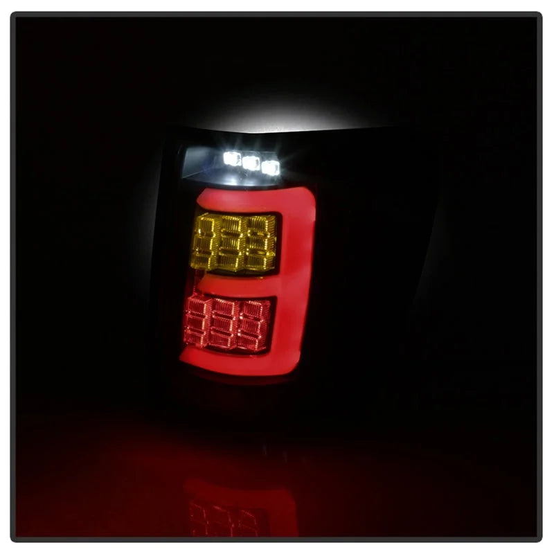 Spyder 99-04 Jeep Grand Cherokee - Light Bar Led Tail Lights - Black Smoke - ALT-YD-JGC99V3-BSM - Additional View 5