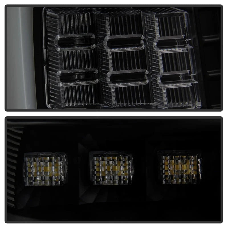 Spyder 99-04 Jeep Grand Cherokee - Light Bar Led Tail Lights - Black Smoke - ALT-YD-JGC99V3-BSM - Additional View 6