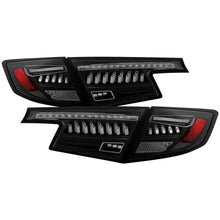 Load image into Gallery viewer, Spyder Apex 22-24 Honda Civic 5-Door LED Tail Lights - Black (ALT-YD-HC225DAP-SEQGR-BK) - Main Product View