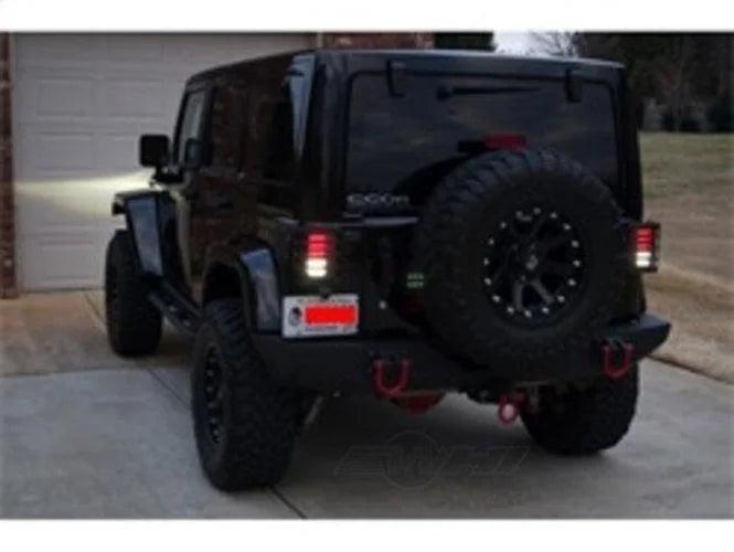 Spyder Auto (Spyder) LED Tail Lights - Black 5070395 fits 2007-2017 Jeep Wrangler