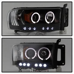 Spyder Auto (Spyder Signature) Projector Headlights - LED Halo
