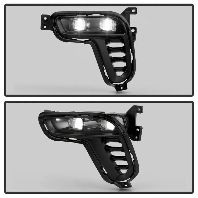 Spyder Dodge Durango 21-24 OEM Style LED Fog Lights w/Switch (FL-DDU2021-LED-C) - Installation View