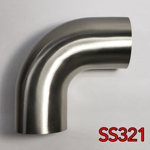Load image into Gallery viewer, Stainless Bros 1.75in SS321 90 Deg Mandrel Bend Elbow - 1D Radius (Leg)