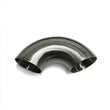 Load image into Gallery viewer, Stainless Bros 3in Diameter 1D Radius / 16GA/.065in Wall / No Leg Mandrel Bend - Side View