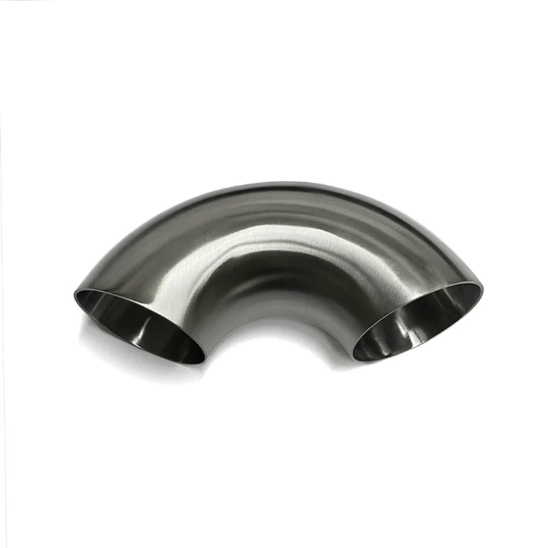 Stainless Bros 3in Diameter 1D Radius / 16GA/.065in Wall / No Leg Mandrel Bend - Side View