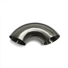 Load image into Gallery viewer, Stainless Bros 3in Diameter 1D Radius / 16GA/.065in Wall / No Leg Mandrel Bend - Side View
