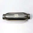 Load image into Gallery viewer, Stainless Bros 4in Body x 12.0in Length 3in Inlet/Outlet Bullet Resonator