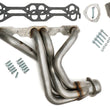 Load image into Gallery viewer, Stainless Long-Tube Headers For 67-91 GM 4WD Trucks with 283-400 Hedman Hedders - Back View