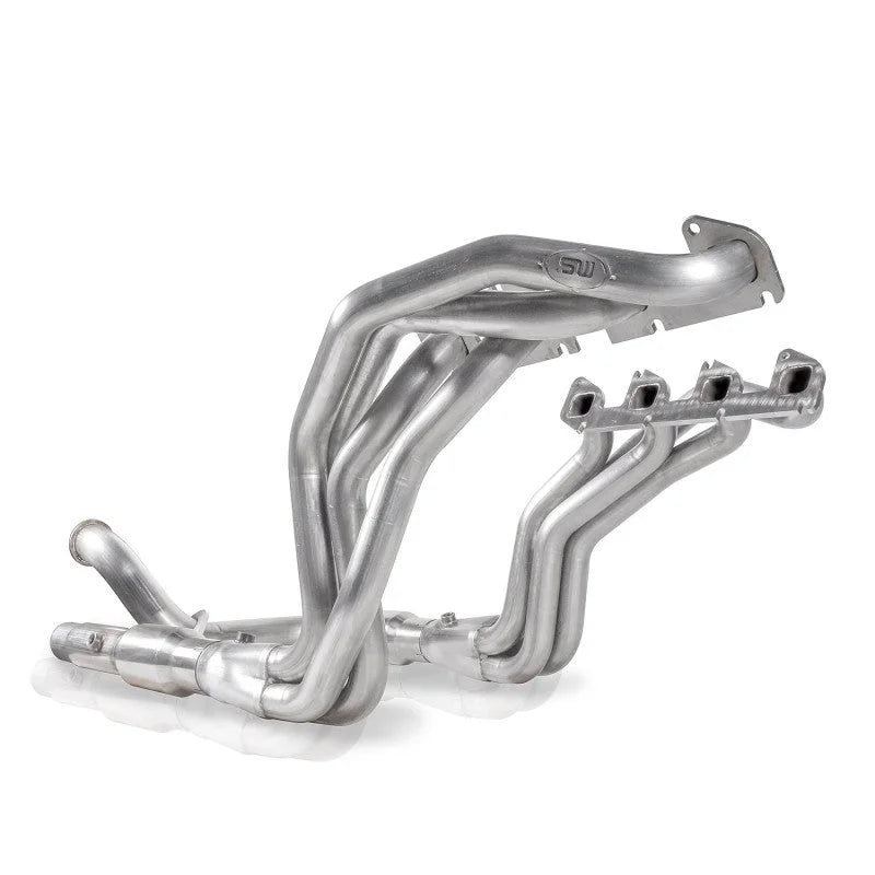 Stainless Works 11-18 Ford F-250/F-350 6.2L Headers 1-7/8in Primaries 3in Collectors High Flow Cats - Additional View 6