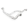 Load image into Gallery viewer, Stainless Works 15-18 F-150 3.5L Downpipe 3in High-Flow Cats Y-Pipe Factory Connection - Main Product View