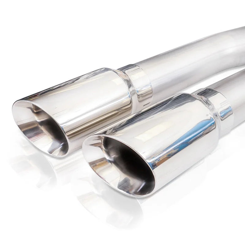 Stainless Works 15-19 Chevrolet Tahoe 5.3L Legend Cat-Back Exhaust w/4in Polished Tips - Side View