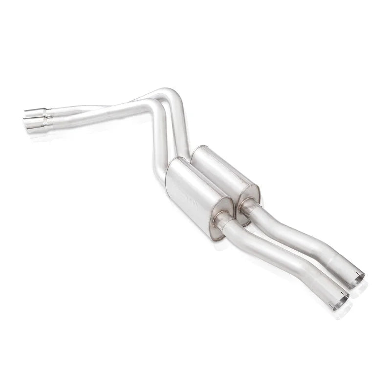 Stainless Works 15-19 Chevrolet Tahoe 5.3L/6.2L Legend Cat-Back Exhaust w/4in Polished Tips - Back View