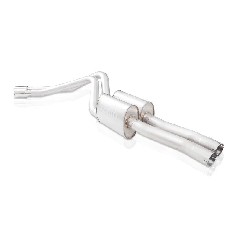 Stainless Works 15-19 Chevrolet Tahoe 5.3L/6.2L Redline Cat-Back Exhaust w/4in Polished Tips - Installation View
