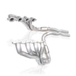 Load image into Gallery viewer, Stainless Works 15-19 Chevrolet Tahoe 6.2L Headers 1-7/8in Primaries High-Flow Cats 3in Leads X-Pipe - Side View