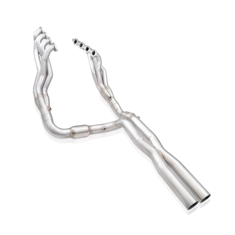 Stainless Works 15-19 Chevrolet Tahoe 6.2L Headers 1-7/8in Primaries High-Flow Cats 3in Leads X-Pipe - Additional View 5
