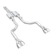 Load image into Gallery viewer, Stainless Works 15-19 Dodge Challenger 6.2L/6.4L Hemi 3in Redline Catback X-Pipe w/4in Quad Tips - Main Product View