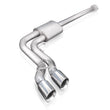 Load image into Gallery viewer, Stainless Works 15-19 Ford F150 5.0L Lightning Exit Catback System w/ 4in Tips - Side View