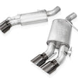 Load image into Gallery viewer, Stainless Works 16-21 Camaro SS 3in Original Factory Connect Axle Back w/Valve - 4in Quad Black Tips
