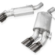 Load image into Gallery viewer, Stainless Works 16-21 Camaro SS 3in Redline SW Connect Axle Back w/Valve - 4in Quad Black Tips